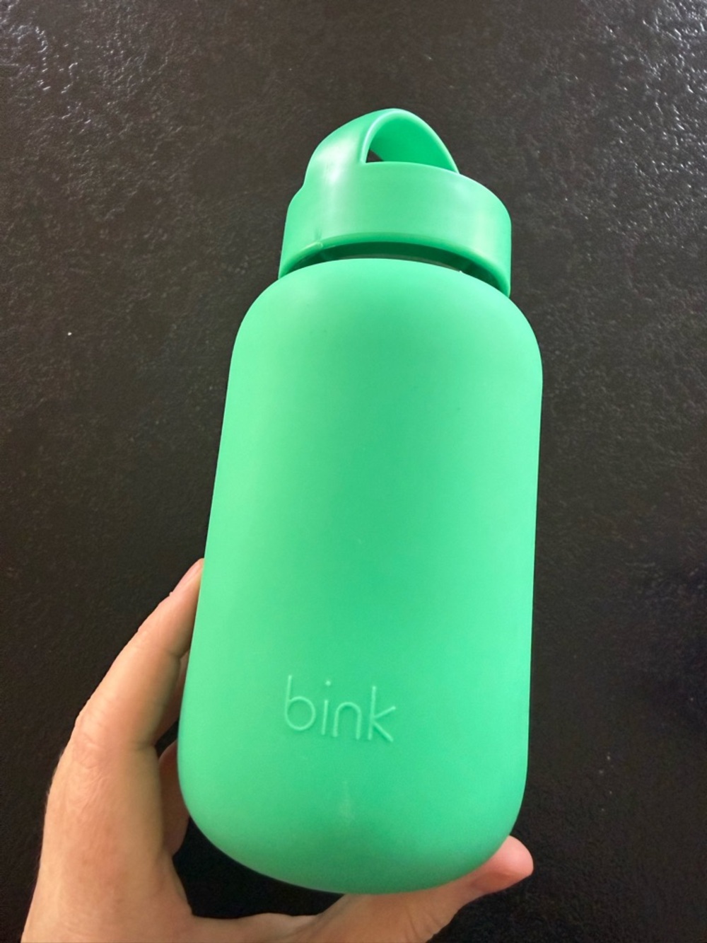 bink glass Matte Green Water Bottle
